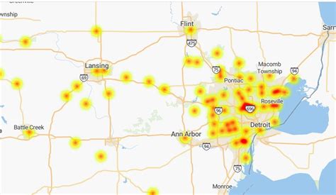 WOW internet outage mapWOW outage and reported problems map. . Wow outages michigan